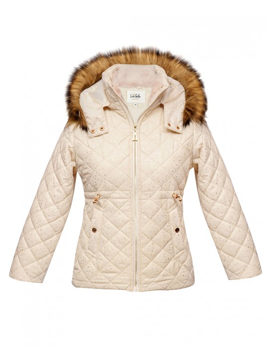 Girls Jacket Quilted Magic Pearl